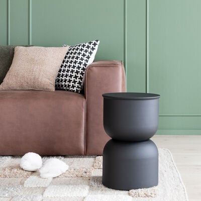 Linea pyöreä sivupöytä Ø31 cm musta